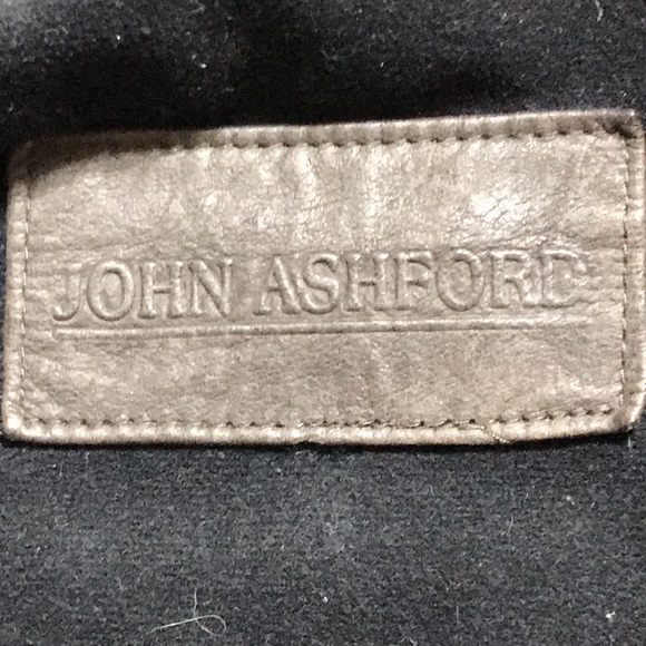 John Ashford Men's Vintage Brown Leather Bomber Jacket. Very Good Condition. - Picture 12 of 12